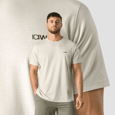ICIW Stride T-shirt Drirelease Light Grey Karla