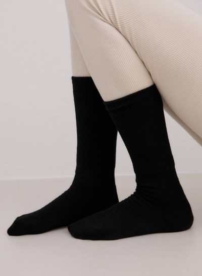 aimn Black Ski Socks