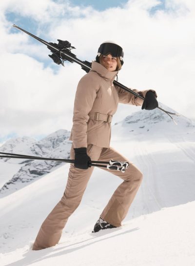 aimn Espresso Stretch Thermo Pants