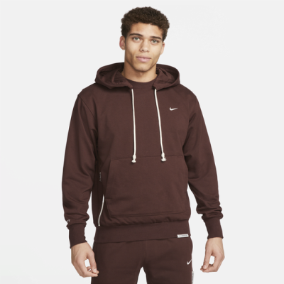 Nike DriFIT Standard Issue Pullover Hoodie Brún Karla