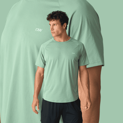 ICIW Stride Raglan T-Shirt Light Moss