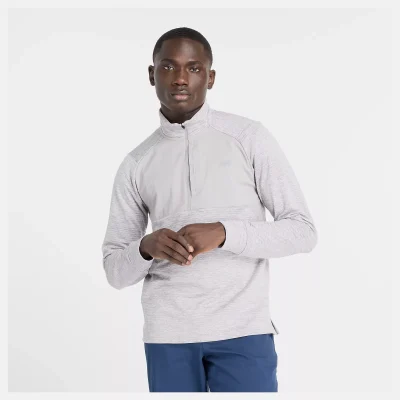 New Balance Athletics Heat Grid Half Zip Athlete Grey Karla