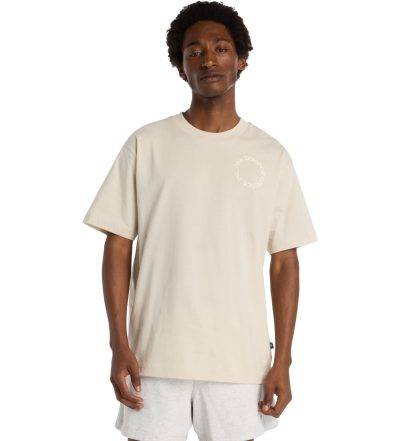 New Balance Circular Logo Beige T-Shirt Karla