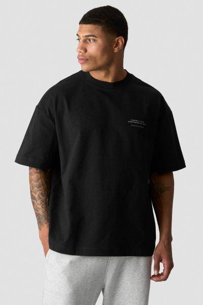 ICIW Essence Heavy Cotton T-Shirt Print Black