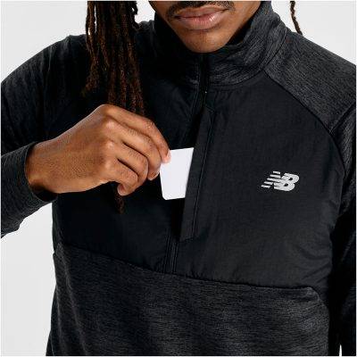 New Balance Athletics Heat Grid Half Zip Svört Karla