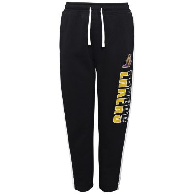 Outerstuff - Lakers Síðbuxur Svartar Krakka