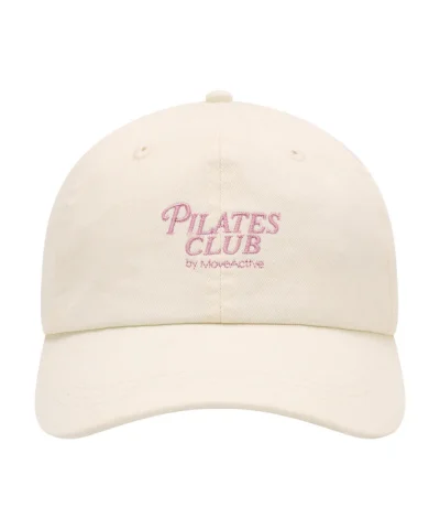 Move Active Embroidered Pilates Club Ivory Derhúfa