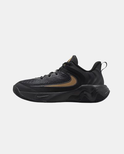 Nike Giannis Immortality 4 Black Metallic Gold Unglinga (GS)