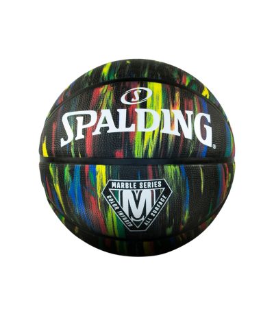 Spalding Marble Black Rainbow Series Outdoor Basketball Stærð 6 og 7