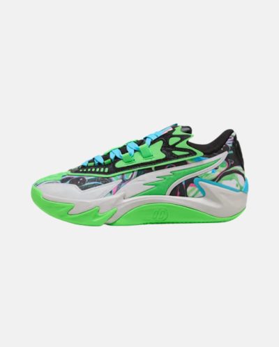 Puma Scoot Zeros II 2K Tvílitur Grænn og Bleikur Unglinga