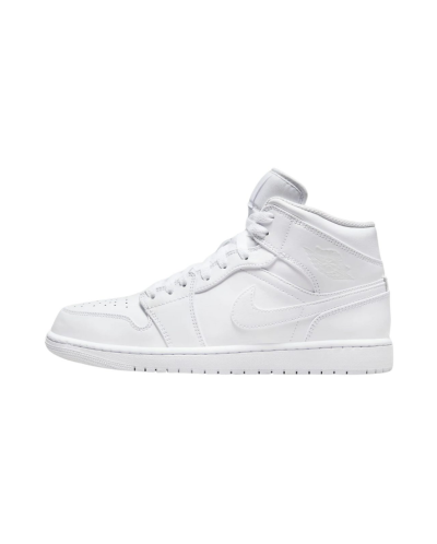 Air Jordan 1 Mid Hvítir Wmns