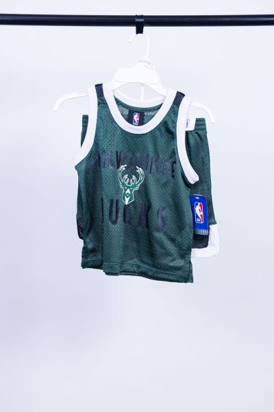 Outerstuff - Milwaukee Bucks Mesh Treyja og Stuttbuxur Barna