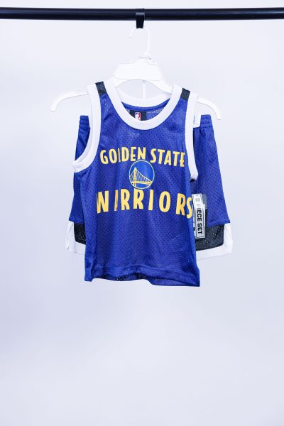 Outerstuff - Golden State Warriors Mesh Treyja og Stuttbuxur Barna
