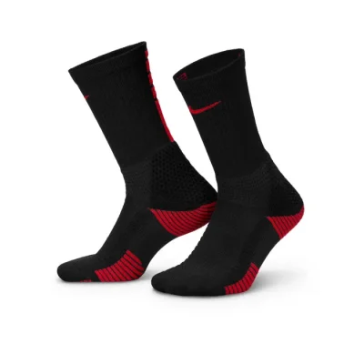 NIKE Elite Crew 2.0 Körfuboltasokkar Svartir og Rauðir