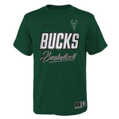 Outerstuff - Milwaukee Bucks Court Vs Track Bolur Grænn Krakka