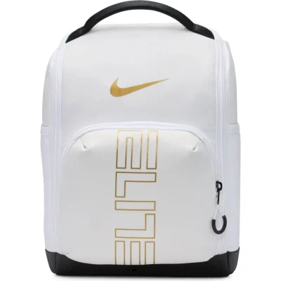 Nike Varsity Elite Basketball Shoe Bag Hvítur (14L)