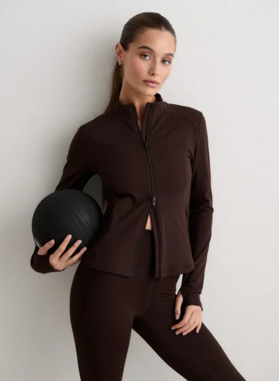 aimn Chocolate Sense Zip Jacket
