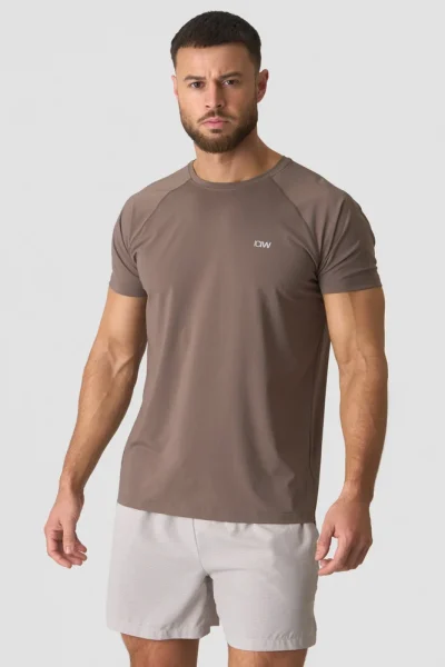 ICIW Workout Melange T-shirt Men Warm Grey Melange
