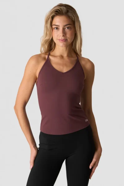 ICIW Nimble Strappy Tank Top Dull Berry Red Kvenna