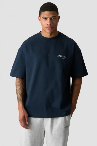 ICIW Essence Heavy Cotton T-Shirt Midnight Blue