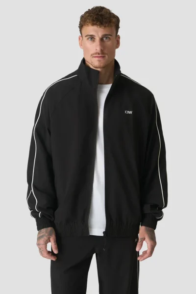 ICIW Contrast Track Jacket Black Karla