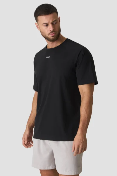 ICIW Ignite Relaxed Raglan T-shirt Black