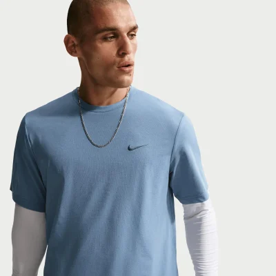 Nike DriFIT Hyverse GFX Training T-Shirt Blue Karla
