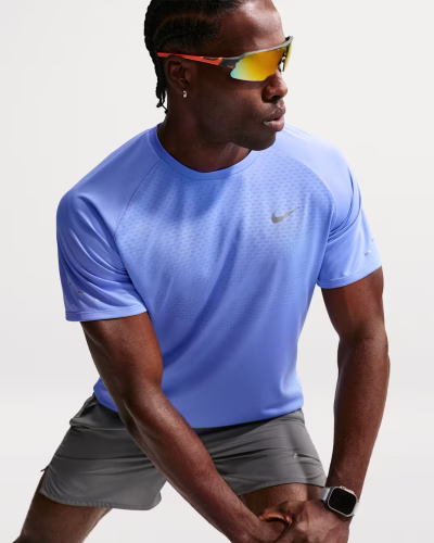 Nike Stride DriFIT ADV Short Sleeve Running Top Royal Pulse Karla