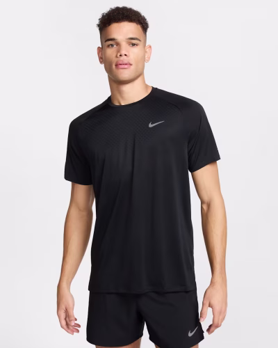 Nike Stride DriFIT ADV Short Sleeve Running Top Svartur Karla