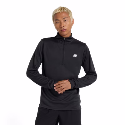 New Balance Sport Quarter Zip Peysa Svört Karla