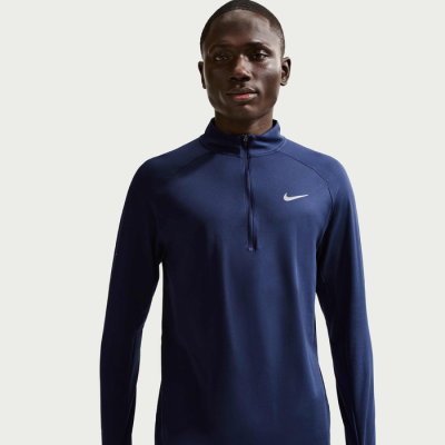 Nike Stride DriFIT 1/4 Zip Running Top Midnight Navy Karla