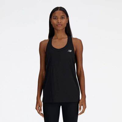 New Balance Sport Essential Tank Svartur Kvenna