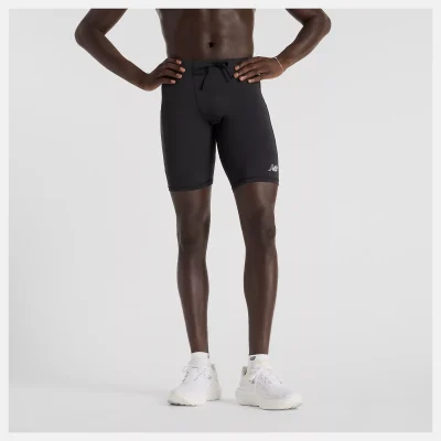 New Balance RC Pocket Half Tight 9inch Svartar Karla