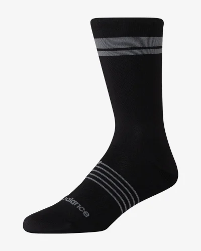 New Balance Pro Run Crew Socks Svartir