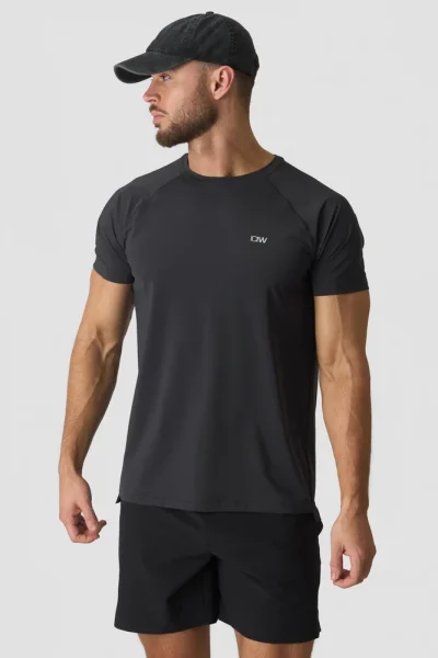 ICIW Workout Melange T-shirt Men Stormy Grey Melange