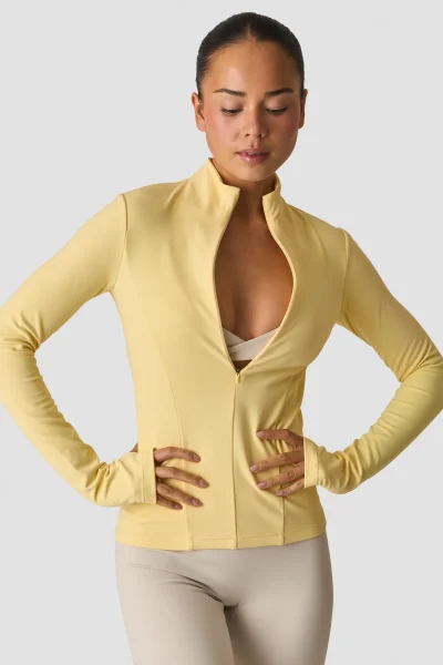 ICIW Nimble 1/2 Zip Long Sleeve Fading Yellow