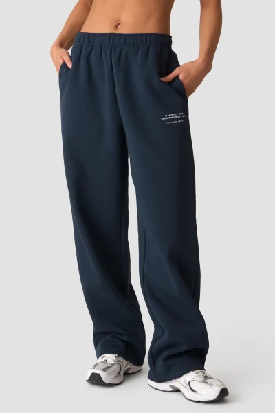 ICIW Everyday Straight Leg Sweatpants Midnight Blue Kvenna