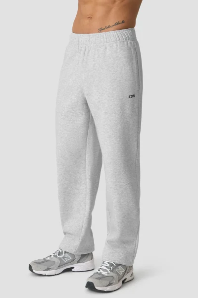 ICIW Everyday Straight Pants Light Grey Melange Karla