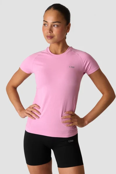 ICIW Define Seamless T-shirt Lavender Pink Kvenna