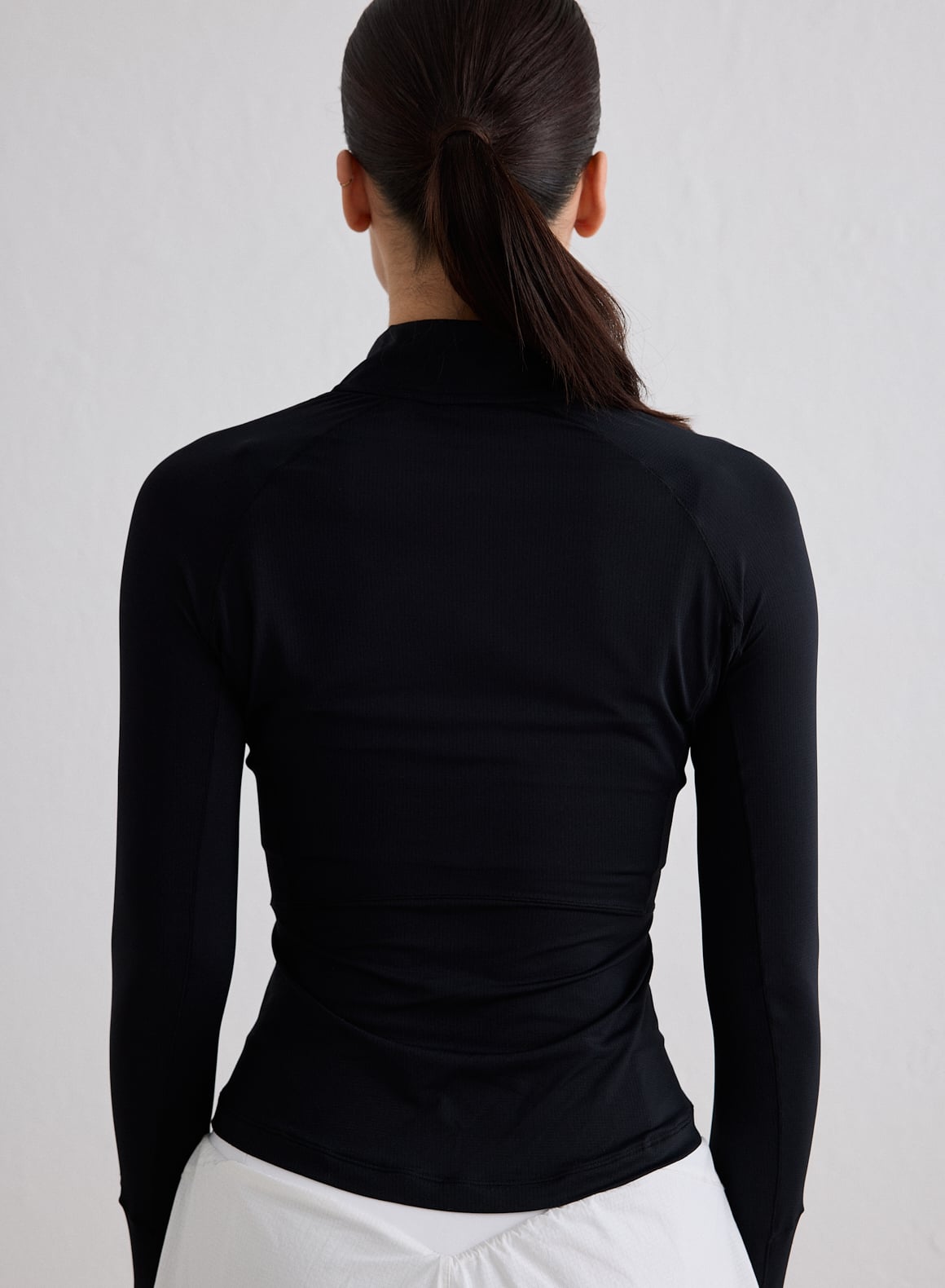 Black Running Zip Long Sleeve_11