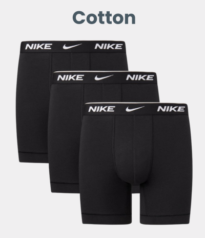 Nike Cotton Nærbuxur Svartar 3 Pack Karla