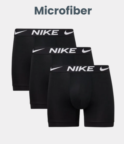 Nike Microfiber Nærbuxur Svartar 3 Pack Karla