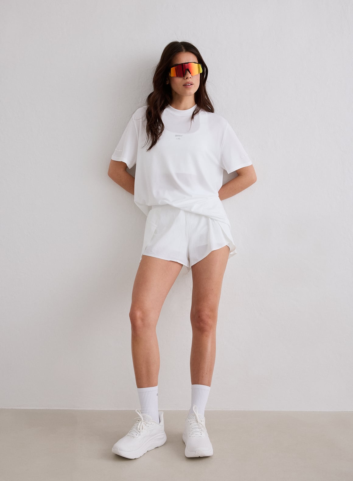 White Le Run Seamless Running T-shirt_4089