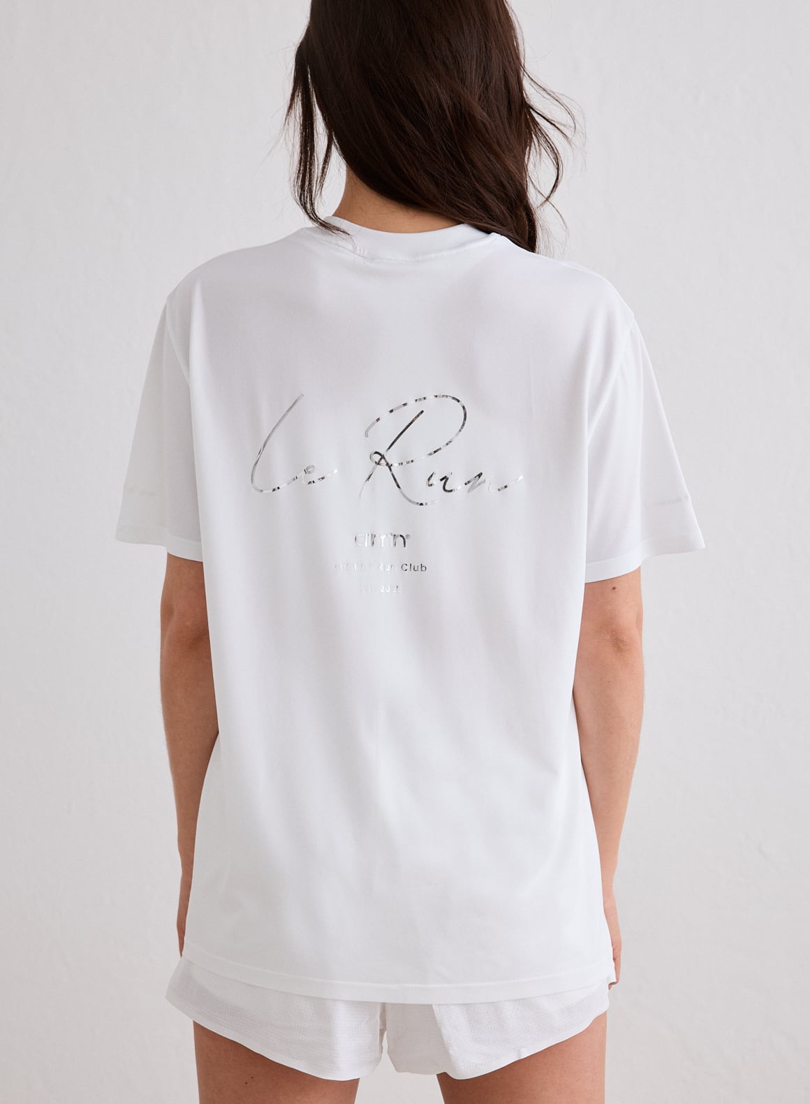 White Le Run Seamless Running T-shirt_4148