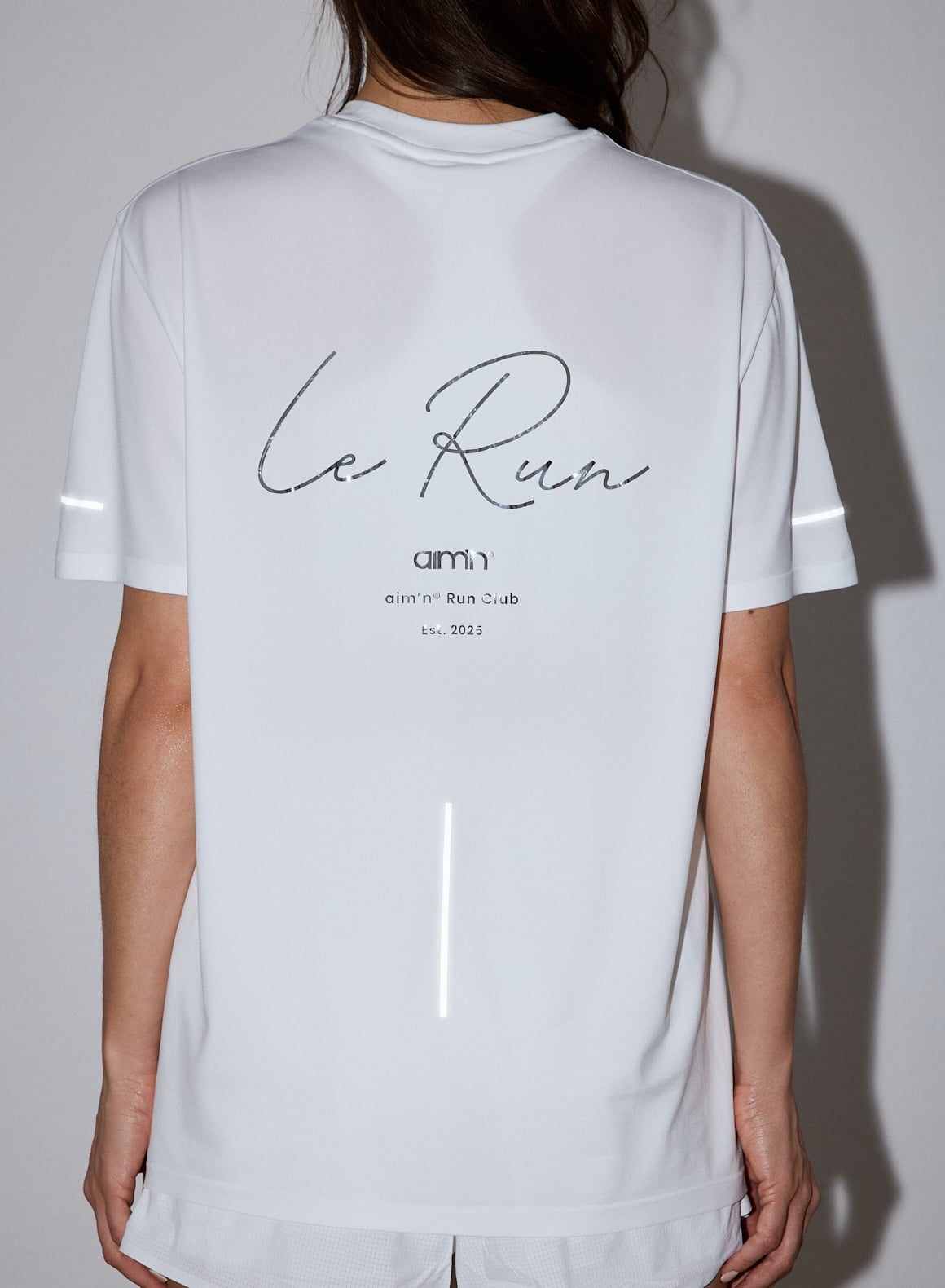 White Le Run Seamless Running T-shirt_4159