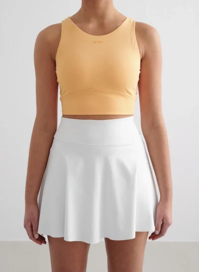 aimn White Sense Skort