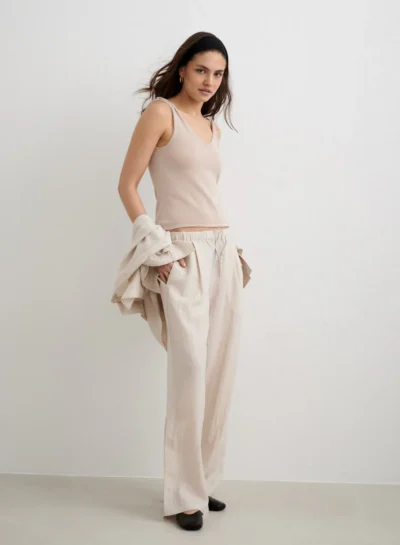 aimn Sand Riviera Pants