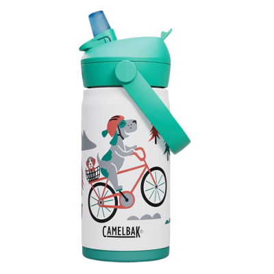 Camelbak barnabrúsi Thrive Straw Stál Biking Dogs 350ml