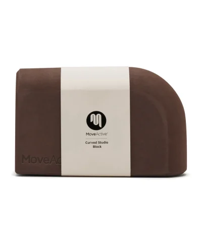 Move Active Curved Yoga Block Espresso