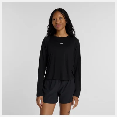 New Balance Infinity Propel Long Sleeve Svört Kvenna
